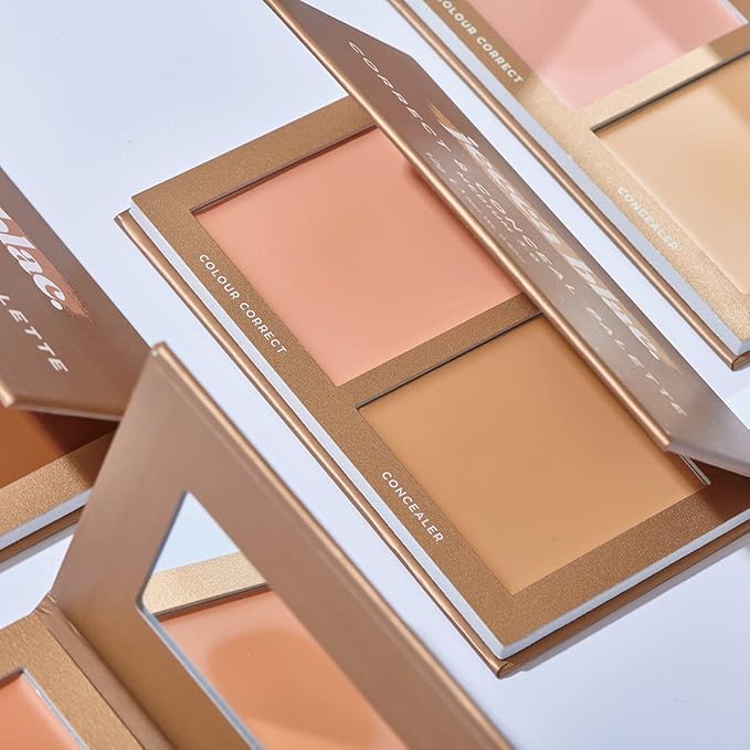 Jecca Blac Correct and Conceal Medium Coverage Palette, Lightweight Long Lasting Formula, Medium To Full Coverage, Gender Neutral and LGBTIQA+ Inclusive Make Up, Medium 2.0, 12g