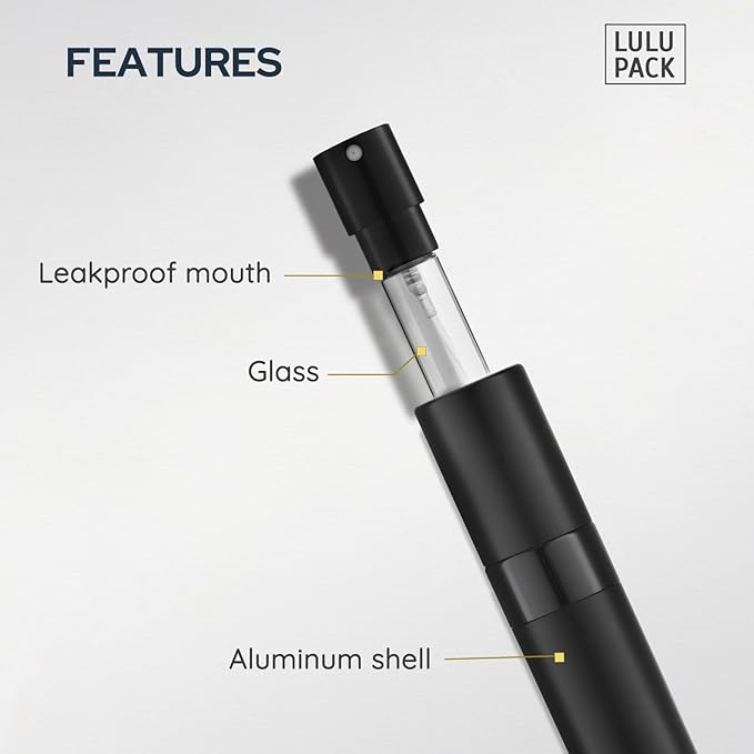 Travel Perfume Bottle Refillable - Cologne Spray Atomizer Mini - Small Travel Size Sprayer Empty for Refill Sample Container - Portable Fragrance Decant Dispenser for Men Women 8ml 4PCS Blue