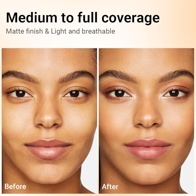 Pressed Matte Face Powder Makeup & Setting Powder for Poreless Wrinkle Blurring Contour Concealer Finishing,Lightweight,High Coverage,Shine Control, N.W 10g (03)