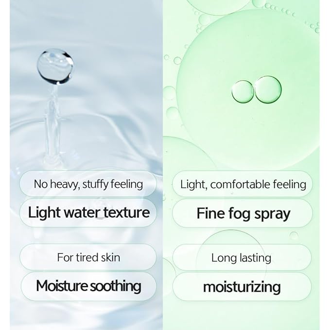 Glow Mist Serum – Hydrating & Soothing Face Mist Artemisia, Centella Asiatica, Evening Primrose, Korean Skin Care, Made in Korea, for Sensitive Skin (Calming, 3.38 oz)