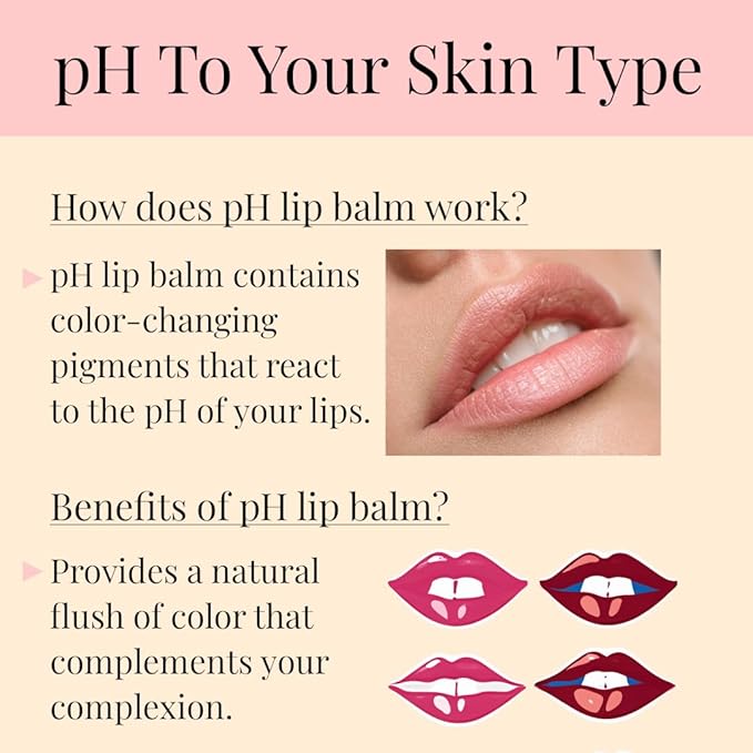Priscilla Passionate Peach pH Lip Balm, Flavored, Vegan, No Animal Cruelty