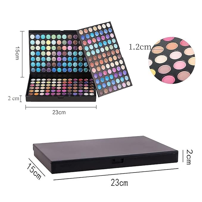 VERONNI 252 Colors Eyeshadow Palette Makeup set 3 Layers High Pigmented Matte Shimmer Eyeshadow Pallet Professional Full Eye Makeup Kit EyeShadow Box Ultimate Cosmetics Set