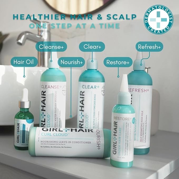 G+H REFRESH+ Daily Hydrating Hair Milk | Deep Hydration to Restore Dry Hair, Refresh Scalp | Aloe Vera, Biotin, & Coconut Water | 10.1 Fl Oz