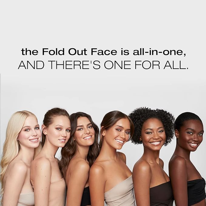 Woosh Beauty, Fold Out Face Original Makeup Palette, Travel, All in One, Neutral Cream & Powder (#2 Medium Light)