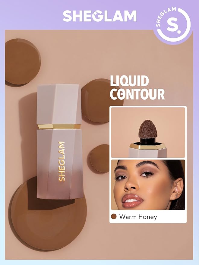 SHEGLAM Sun Sculpt Liquid Contour Stick Long Lasting Cream Bronzer Makeup-Warm Money