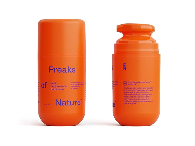 Peak Performance SPF 50 | 100% Mineral Sunscreen | Lightweight, Fast-Absorbing, 80-Min Water-Resistant | Plant-Based, Eco-Friendly, Reef-Safe, Cruelty-Free | All Skin Types| 1.7 oz I Pack of 2