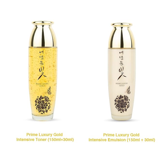 Premium Luxury Gold Women Facial Skin Care Set (7Pcs) Beauty & Personal Care, Nourishing And Moisturizing, Calming Korea Cosmetic for Yedam Yun Bit
