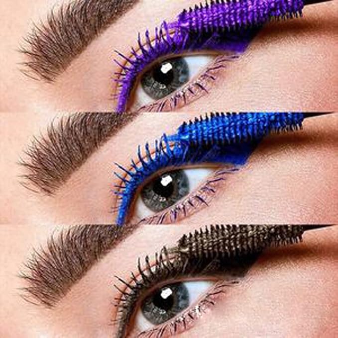 Maydear Brown Mascara for Eyelashes, Waterproof Colored Mascara Long Lasting Smudgeproof Color Mascara for Women Fast Dry Lengthening Eye Makeup Party Stage Use