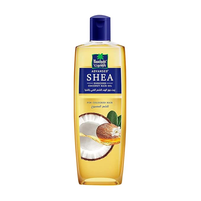 Parachute Advansed Coconut oil enriched with Shea Hair Oil| Moisturising Hair Oil|Nourishes Hair| For Frizz- Free, Soft & Shiny Hair| No Silicones & Parabens |10.1 Fl.oz