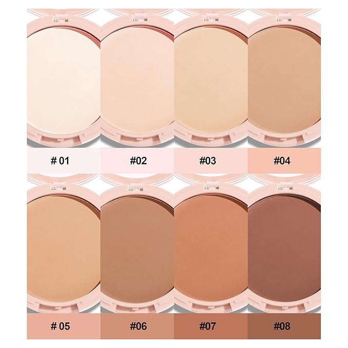 Pressed Face Powder Makeup Mineral Foundation Finishing Powder Pressed Finishing and Setting Powder Loose Setting Powder Makeup #01
