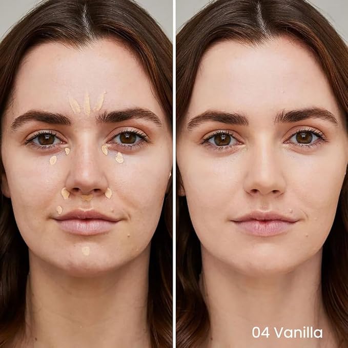 Kaely PROFESSIONAL MAKEUP Correcting Concealer Stick,Medium Coverage Concealer Crayon,under Eye Brightener Concealer for Dark Circles,corrector de ojeras,Lightweight,Vegan,04 VANILLA