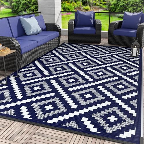 GENIMO Outdoor Rug, Waterproof Plastic Rugs by GENIMO