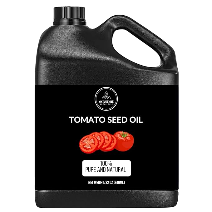 Naturevibe Botanicals Tomato Oil 32 Ounces | 100% Pure and Natural | Great for Skin Care and Hair Care