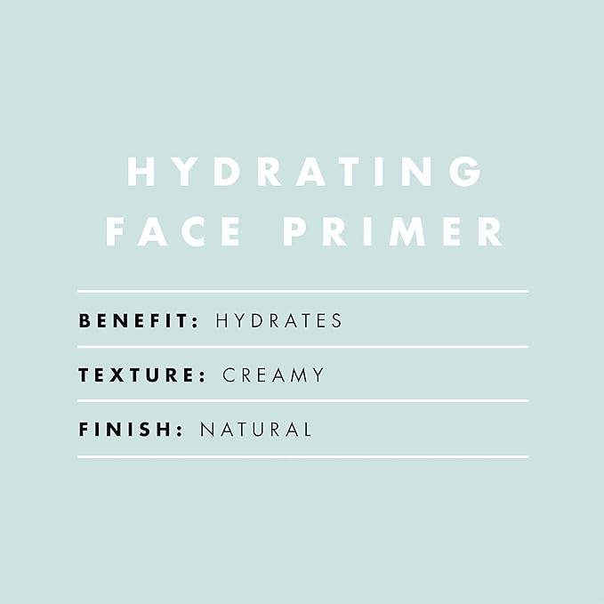 e.l.f. Hydrating Face Primer, Makeup Primer For Flawless, Smooth Skin & Long-Lasting Makeup, Fills In Pores & Fine Lines, Vegan & Cruelty-free, Small