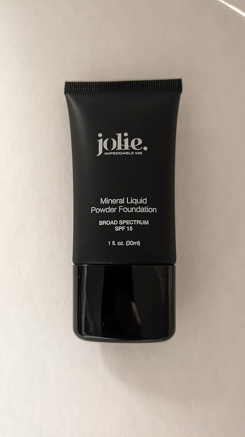 Jolie Mineral Liquid Powder Foundation SPF 15 1 Fl. Oz. Hypoallergenic - For All Skin Types (Cream Beige)