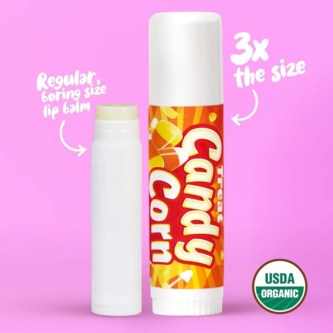 TREAT© Jumbo - Cruelty Free .50 OZ (CANDY CORN LIP BALM)