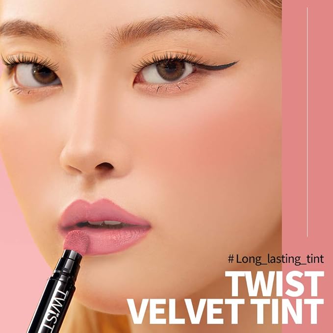 PASSIONCAT Long Lasting Lip Stain for Lips and Cheek Tint | High Pigment Color | lightweight Matte Finish | Weightless | Full Coverage | Twist Velvet Tint #11 (No.11)