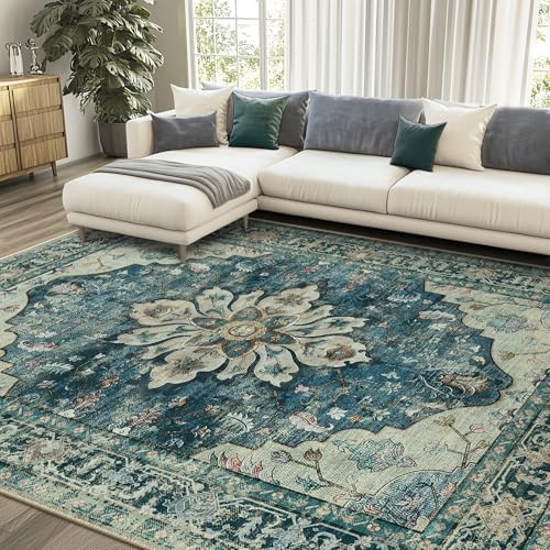 RELEANY Washable Area Rug, Large 9'x12' - Image 2
