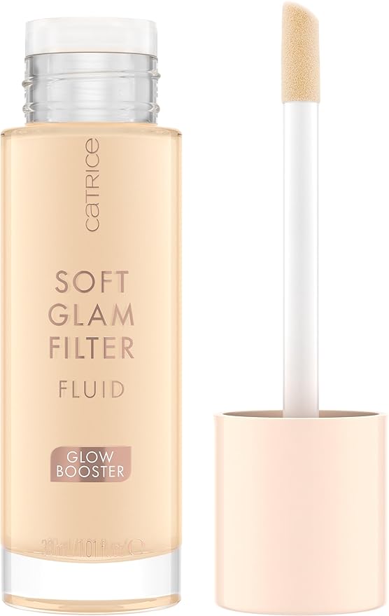 Catrice | Soft Glam Filter Fluid | Luminous Make Up Base & Highlighter for Radiant Complexion | With Vitamin E & Squalene | Vegan & Cruelty Free (02 | Fair)