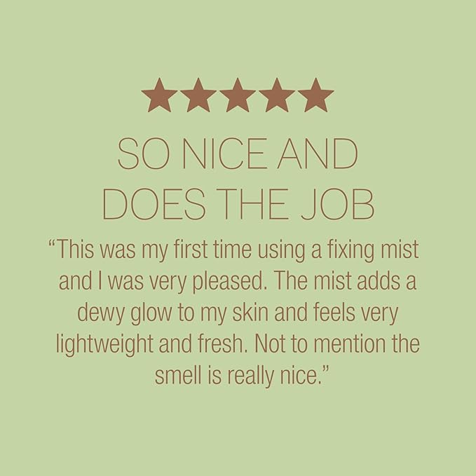 Pixi Beauty Makeup Fixing Mist 80ml, All Over Setting Spray For Longer Wearing Makeup, Rose Water and Green Tea Infused, 2.7 Fl Oz