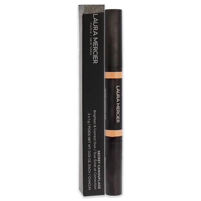 Laura Mercier Secret Camouflage Concealer Duo Stick - 2W Light with Warm Undertones Women 2 x 0.3 oz