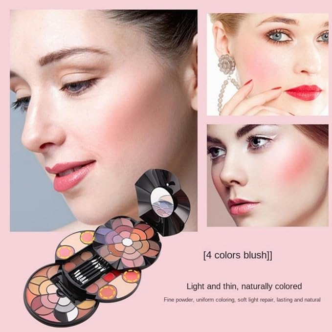 57 Colors Makeup Set (Type N) for Valentines Day Gifts, Professional Makeup Kit for Women Full Kit, High Pigmented Eyeshadow Palette for Beginners, Make up Gifts for Girls and Kids