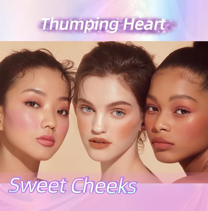 Warm Change Blush Clear Color Change Moisturizing Natural Nude Long-lasting All-Day Face Enhancing Makeup Color,