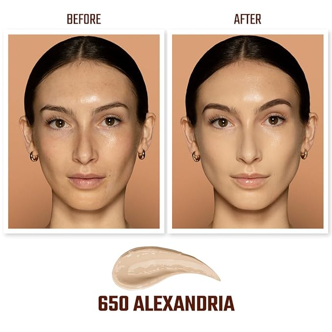 Juvia's Place I Am Magic Velvety Matte Liquid Foundation 650 - Alexandria - Light w/Neutral Undertone, Makeup Foundation Full Coverage, Lightweight, Long Wear, Velvety Matte Finish