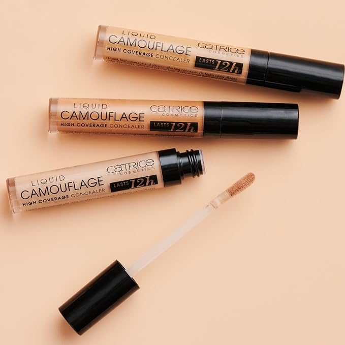 Catrice | Liquid Camouflage High Coverage Concealer | Ultra Long Lasting Concealer | Oil & Paraben Free | Cruelty Free (005 | Light Natural)