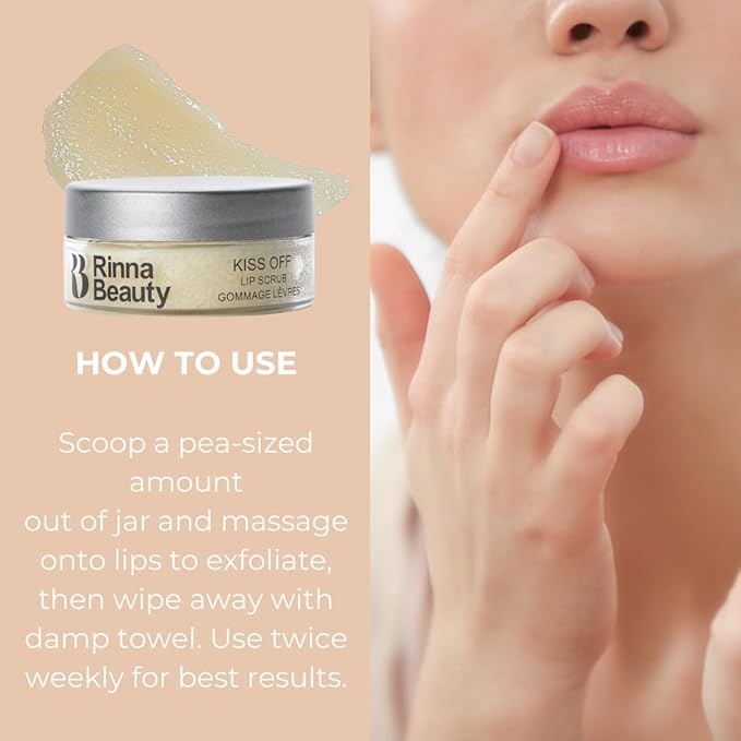 Rinna Beauty Kiss Off Lip Scrub, 0.53 oz