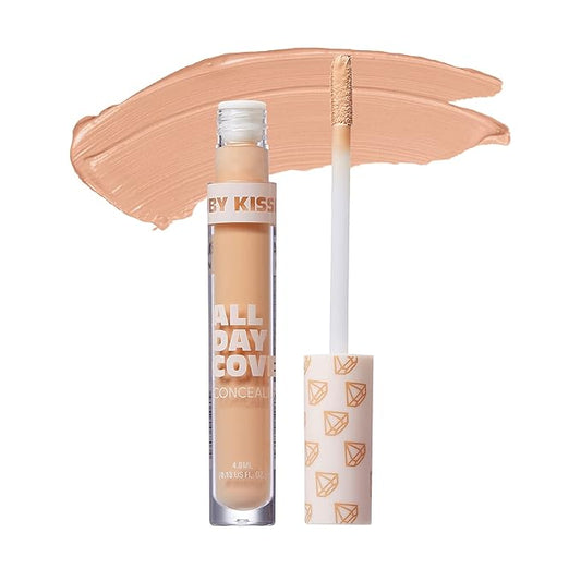 Ruby Kisses All Day Concealer Lightweight Full Coverage Multi-Use Concealer 0.13 Fl Oz (Ivory)