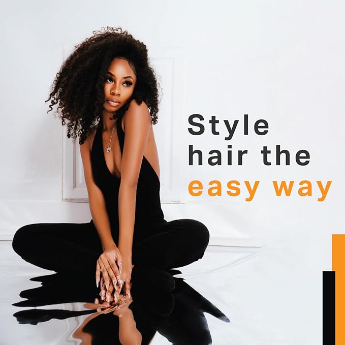 AmPro Pro Styl Coconut Styling Gel - Moisturizes and Conditions Your Strands - Non-Flaking, Alcohol Free, Vegan Formula - Flexible, Touchable Hold for All Hair Types - 12 oz