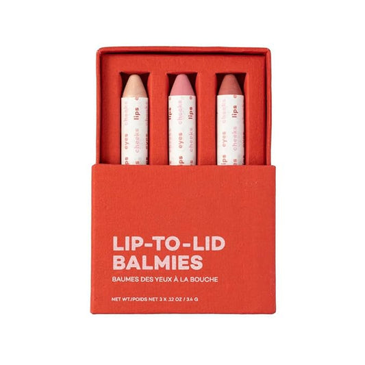 Axiology Multi Stick Crayons For Eyes, Lips, Cheeks Balmies Trio Gift Set Creamy Buildable Lightweight Moisturizing Blush Face Sticks Contour & Highlight All Day Wear Face Makeup (Cotton Candy Skies)