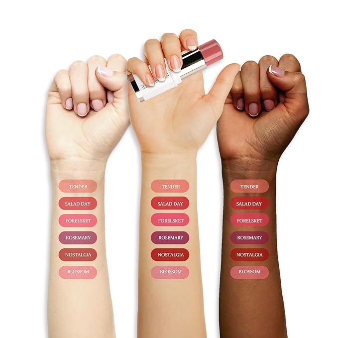 Blush Stick, Cream Blush for Cheeks and Lip Tint, Dewy Finish, Buildable & Blendable Color, Lightweight & Long-Lasting Formula | Cool Pink, 0.53fl.Oz