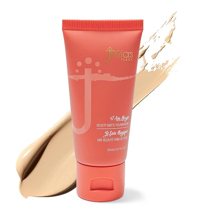 Juvia's Place I Am Magic Velvety Matte Liquid Foundation 720 - Bali - Very Light w/Neutral Undertone, Makeup Foundation Full Coverage, Lightweight, Long Wear, Velvety Matte Finish