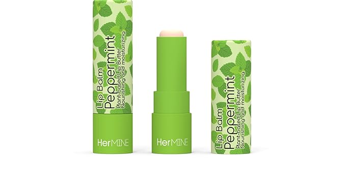 HerMINE Lip Balm Plant-based Lip Butter 3 Pack Nourishing Moisturizing LipBalm LipButter Long Lasting Delicious Flavors Intense Hydration
