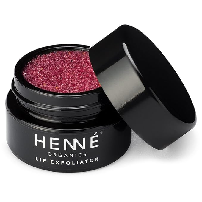 Henné Organics Lip Exfoliator - Natural and Organic Sugar Scrub - Nordic Berries