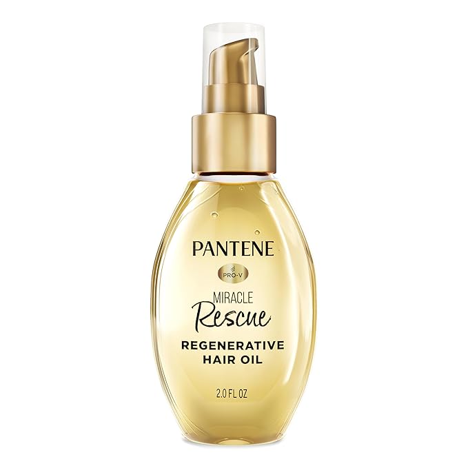 Pantene Miracle Rescue Regenerative Hair Oil - 2.0 FL Oz - Deep Repair Treatment for Dry & Damaged Hair