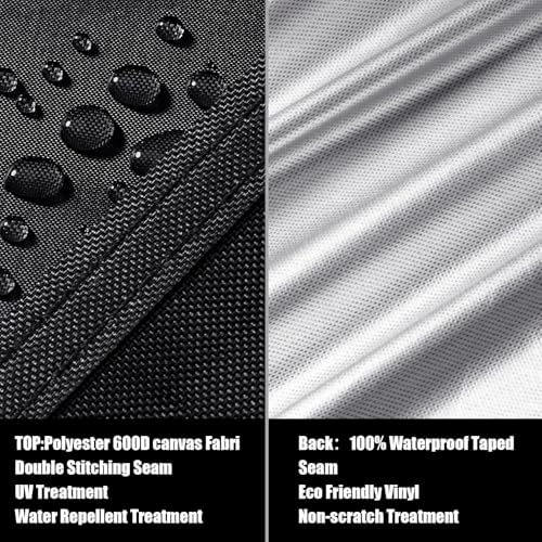 Patio Furniture Cover, Outdoor Furniture Cover Waterproof 128*71*28 In - Image 6