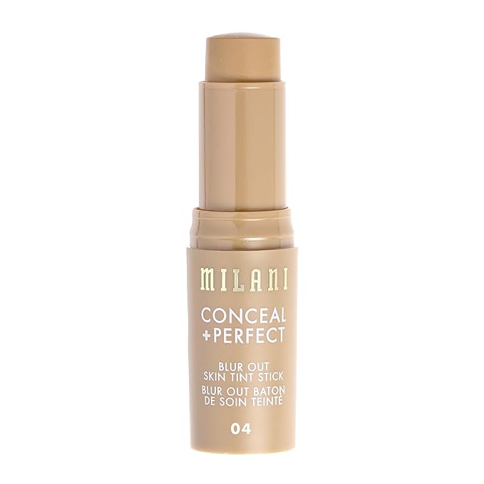 Milani Conceal + Perfect - Skin Tint Stick, Blur Out Tinted Moisturizer Makeup, Shade 004