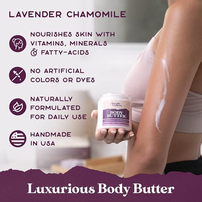 Purple Canyon Bath Gift Set for Women | Relaxing Lavender and Lilac Self-Care Gift for Women