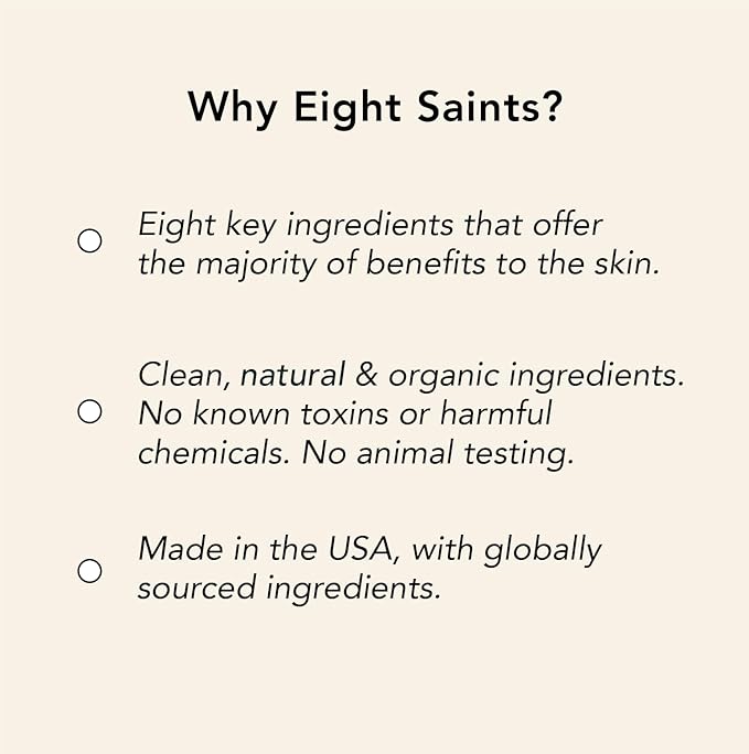 Eight Saints Retinol Skin Care Serum Treatment For Firming Face Lines & Eye Wrinkles, Deep Hydrating Facial Skincare Serum For Anti Aging, 1 Ounce