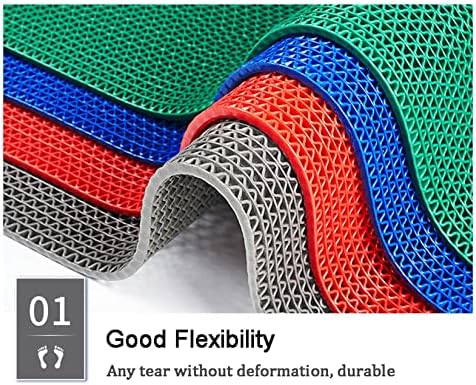 Drainage Non Slip Mats 3'x10' Heavy Duty Commercial Floor Mat Mesh Hollow Door - Image 2