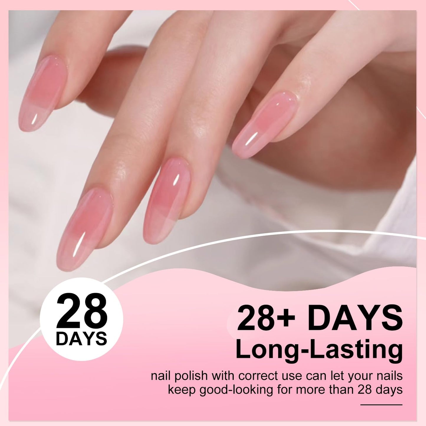 Major Dijit Quick Dry Nail Polish Nude Pink Summer Nail Lacquer for Nail Art Regular Nail Polish 0.41 fl oz.