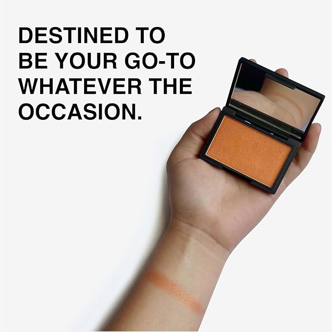 Makeup Powder Blusher - "Desert Storm" - 4g / 0.141 oz - Full Coverage, Natural Blush - Soft, Buildable Pink, Coral, Peach & Golden Hues