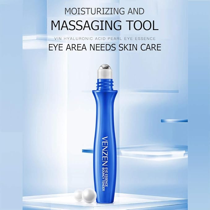 VENZEN Advanced Elastic Delicate Pearl Eye Essence Eyes Blooming Moving Smooth Moisturizing Massaging Tool