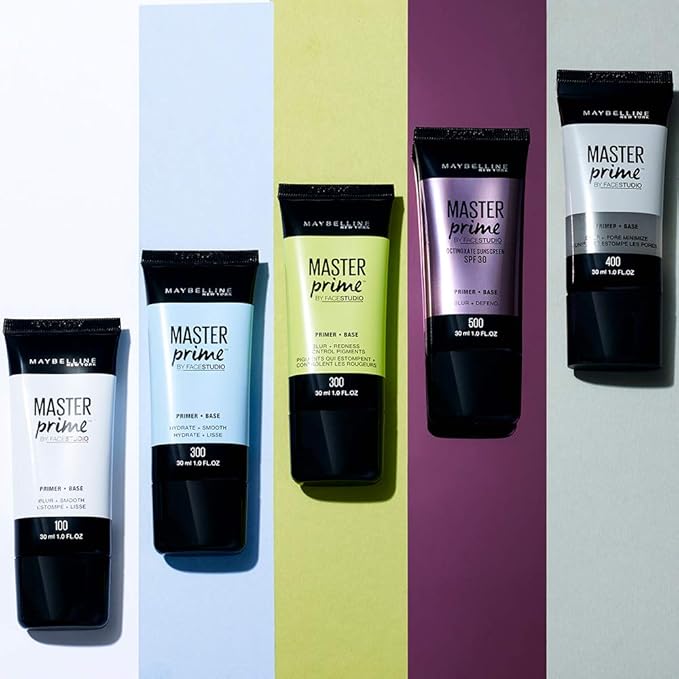 Maybelline Face Studio Master Prime Face Primer Makeup Base, Blur + Smooth, 1 Count