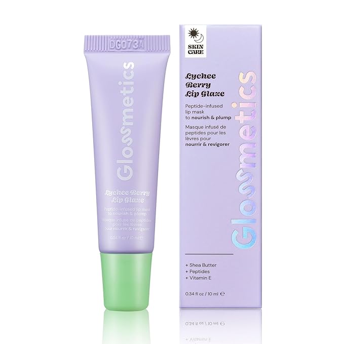 Glossmetics Lychee-Berry Overnight Lip Mask - Hydrating, Moisturizing Lip Balm for Soft, Smooth Lips