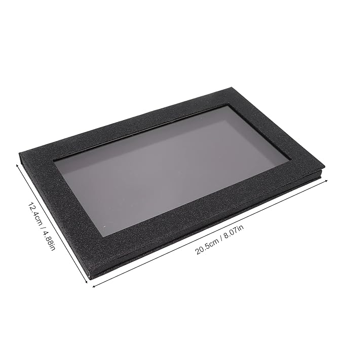 Empty Magnetic Palette, Professional Magnetic Palette Eyeshadow Lipstick Storage DIY Empty Makeup Display Pans Portable Makeup Palette For Travel Home and Daily Use, 8.07 x 4.88in