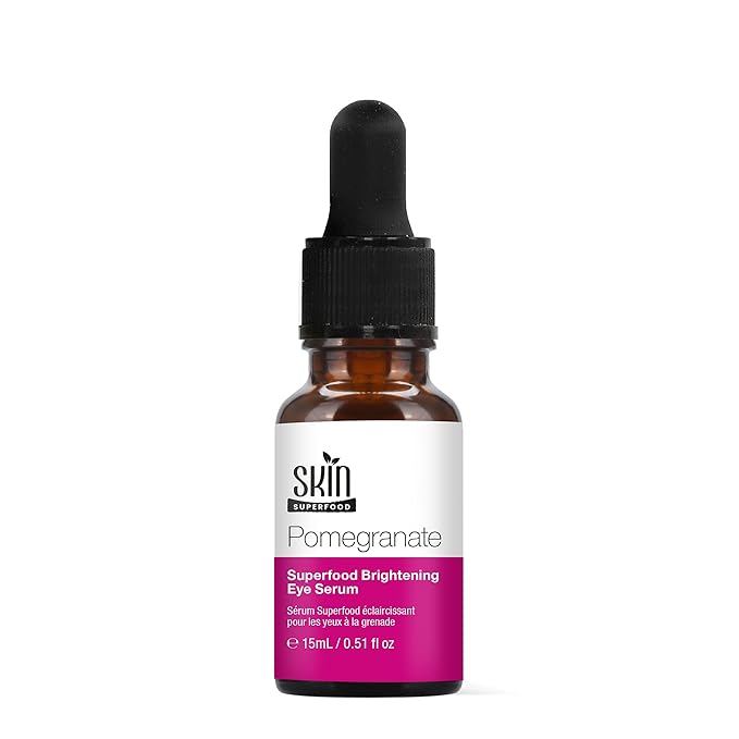 Pomegranate Superfood Brightening Oily Eye Serum 100% Natural and Vegan 0.53 Fl Oz (15ml)